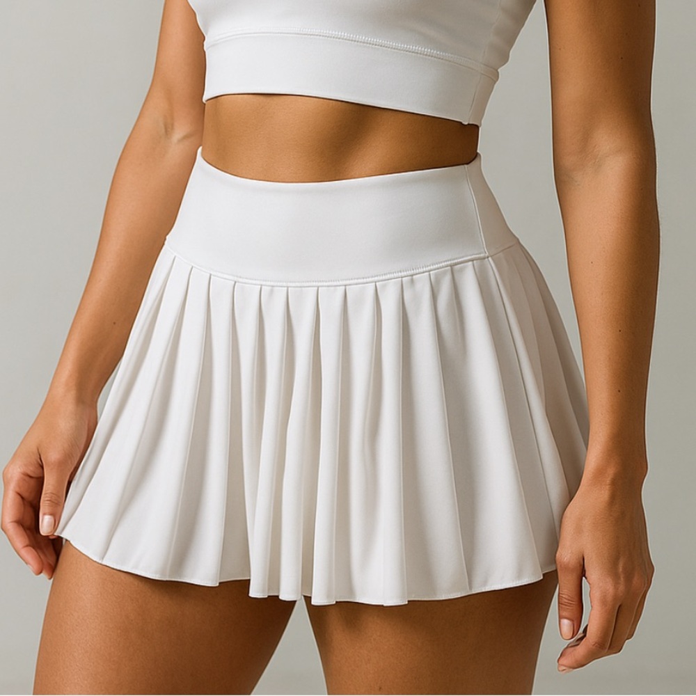 Altar'd State White athletic skirt with built-in short.